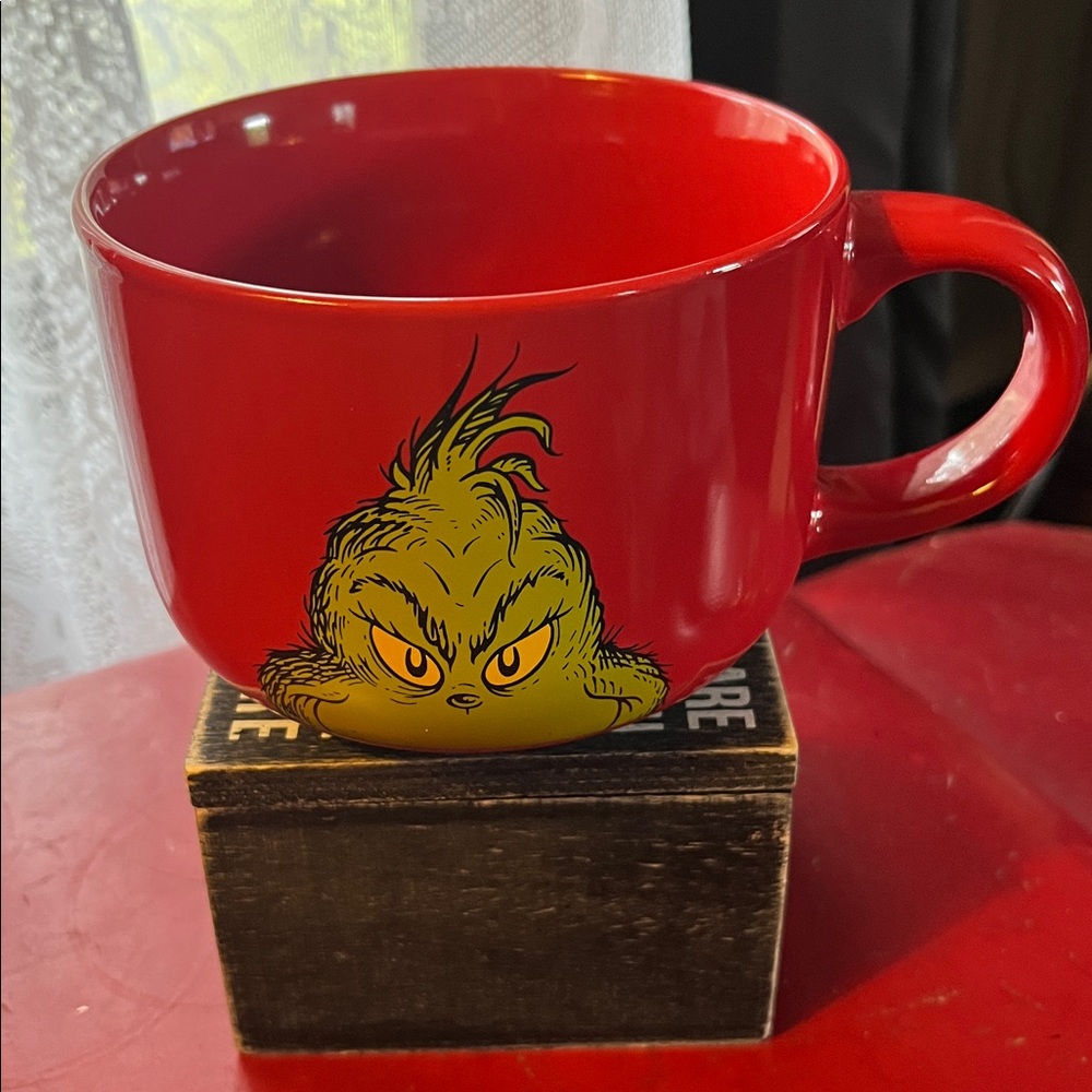 Grinch coffee/soup mug